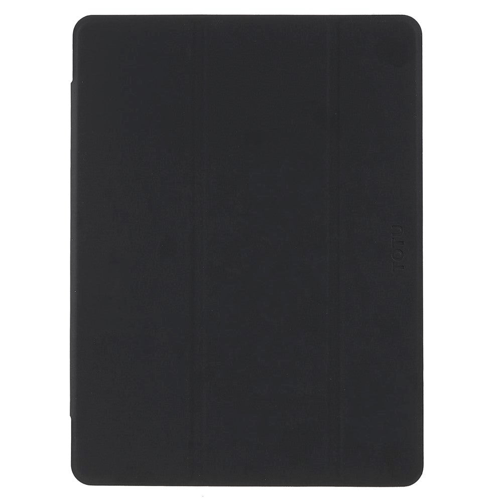 iPad 10.2" (2021 / 2020 / 2019) Leather Flip Case w. Tri-Fold - Black