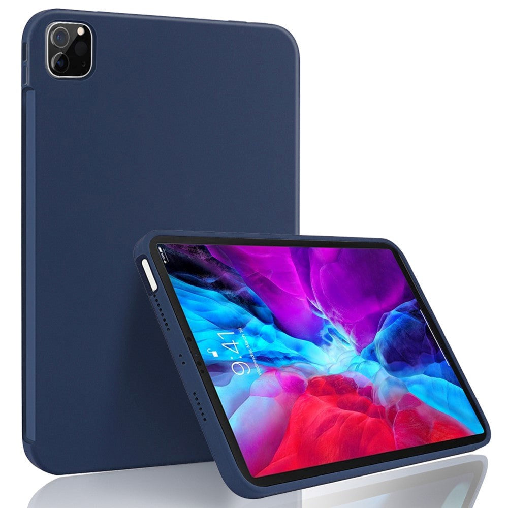 iPad Pro 12.9" (2022 / 2021 / 2020 /2018) / Air 13" (2024) Liquid Silicone Shockproof Case - Dark Blue