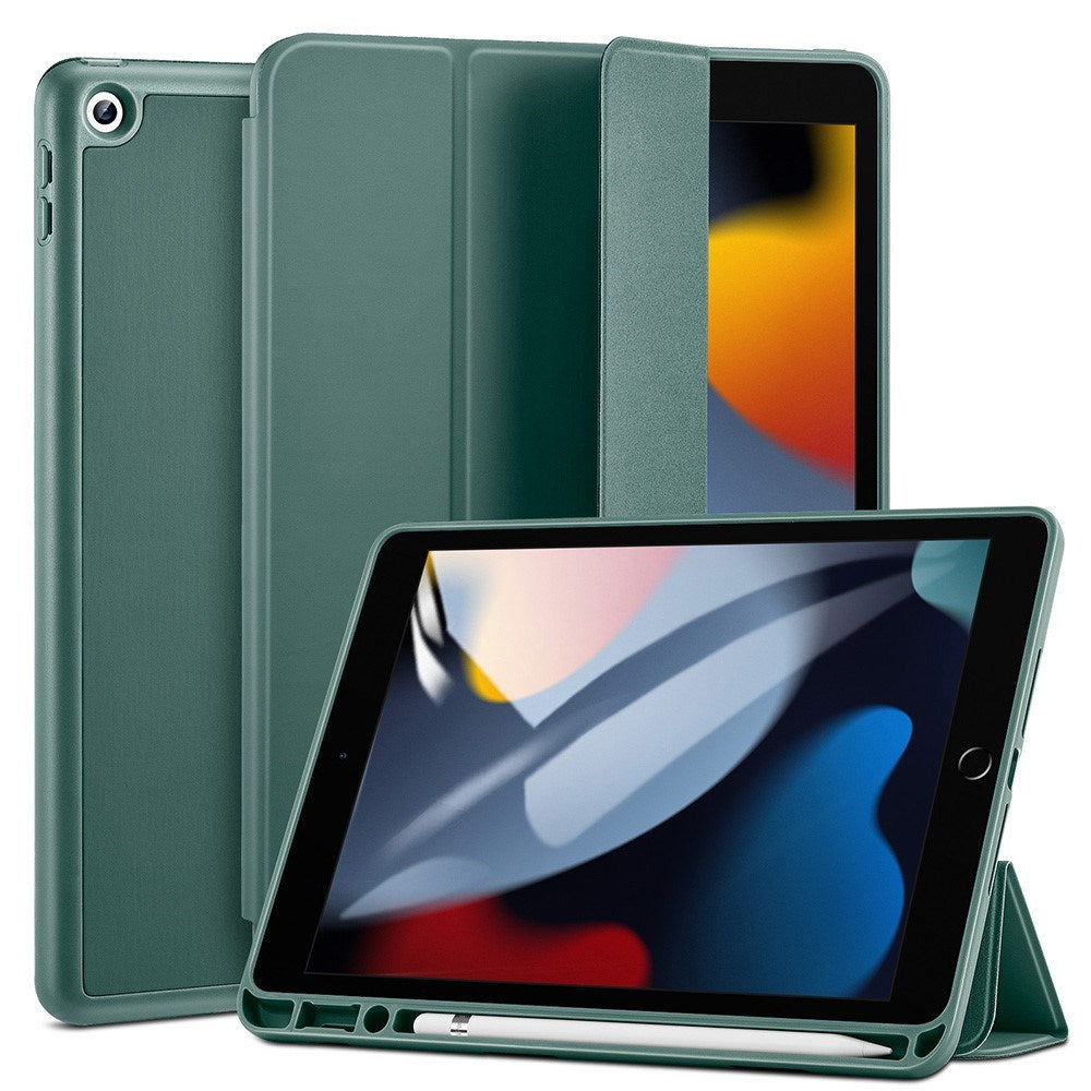 iPad 10.2" (2021 / 2020 / 2019) ESR Rebound Tri-Fold Flip Case with Apple Pencil Holder - Green