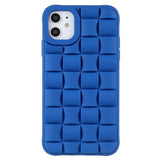 iPhone 11 Grid Texture Silicone Case - Blue