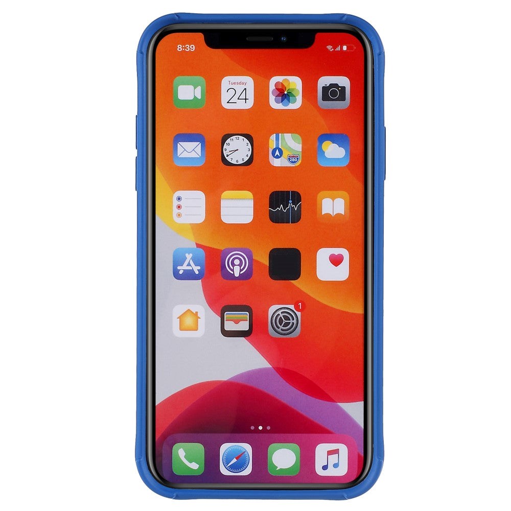 iPhone 11 Grid Texture Silicone Case - Blue