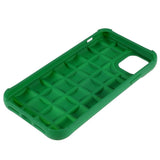 iPhone 11 Grid Texture Silicone Case - Green