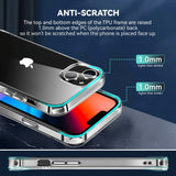 iPhone 13 Crystal Clear Hybrid Plastic Case - Transparent