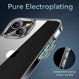 iPhone 13 Crystal Clear Hybrid Plastic Case - Transparent