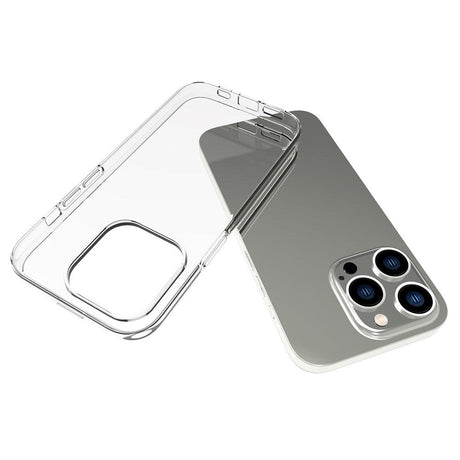 iPhone 14 Pro Ultra Thin Flexible Plastic Case - Transparent