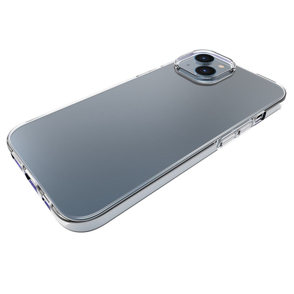 iPhone 14 Plus Ultra Thin Flexible Plastic Case - Transparent