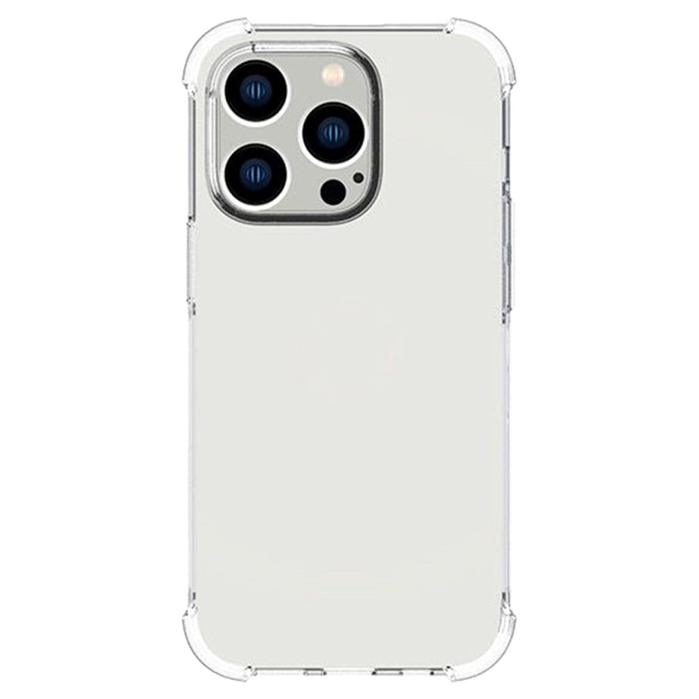 iPhone 14 Pro Shock-Proof Flexible Plastic Case - Transparent