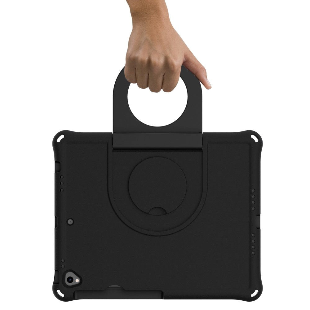 iPad 10.2" (2021 / 2020 / 2019) EVA Foam Kids Case w. Ring Kickstand - Black