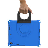 iPad 10.2" (2021 / 2020 / 2019) EVA Foam Kids Case w. Ring Kickstand - Blue