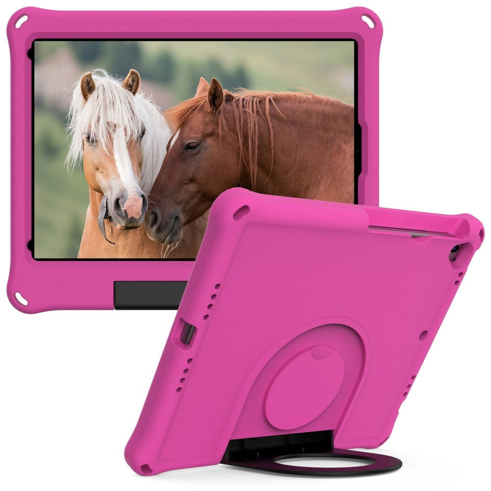 iPad 10.2" (2021 / 2020 / 2019) EVA Foam Kids Case w. Ring Kickstand - Pink