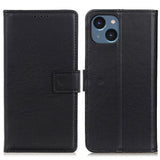 iPhone 14 Leather Wallet Case & Kickstand - Black