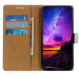 iPhone 14 Leather Wallet Case & Kickstand - Blue