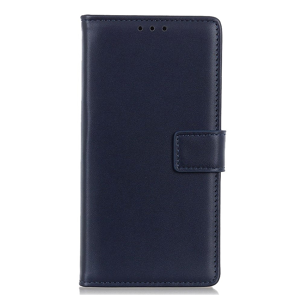 iPhone 14 Leather Wallet Case & Kickstand - Blue