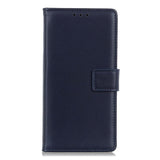 iPhone 14 Leather Wallet Case & Kickstand - Blue