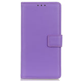 iPhone 14 Pro Leather Wallet Case & Kickstand - Purple