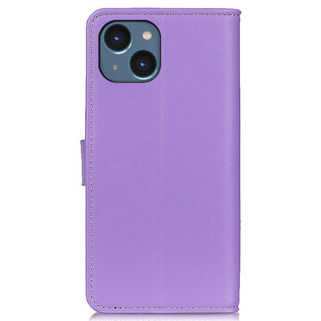 iPhone 14 Plus Leather Flip case with Card Holder - Purple