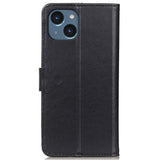 iPhone 14 Plus Leather Flip case with Card Holder - Black