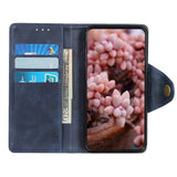 iPhone 14 Pro Leather Flip Case with Wallet - Blue