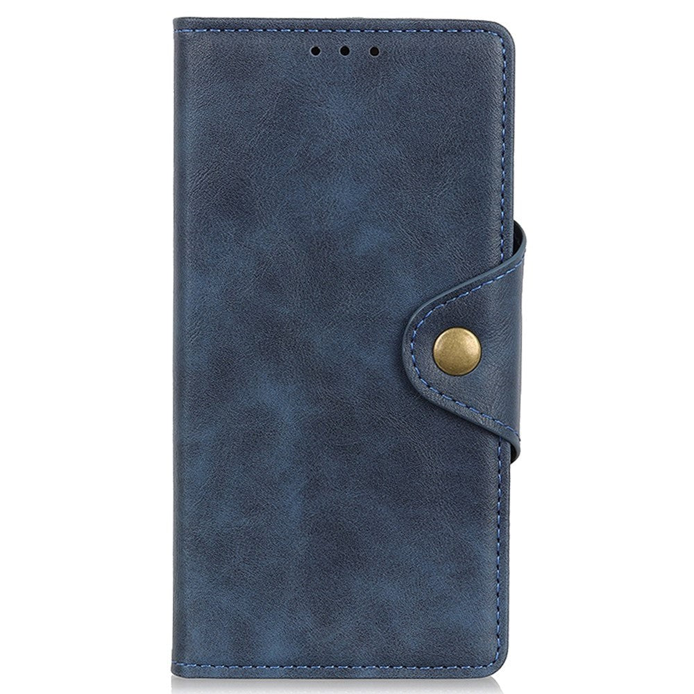 iPhone 14 Pro Leather Flip Case with Wallet - Blue