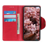 iPhone 14 Leather Flip Case with Wallet - Red