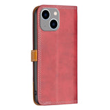 iPhone 14 Plus Soft Leather Wallet Case - Red