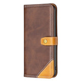 iPhone 14 Plus Soft Leather Wallet Case - Brown