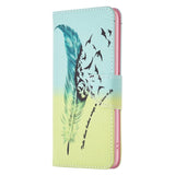 iPhone 14 Plus Leather Wallet Case & Print - Feather