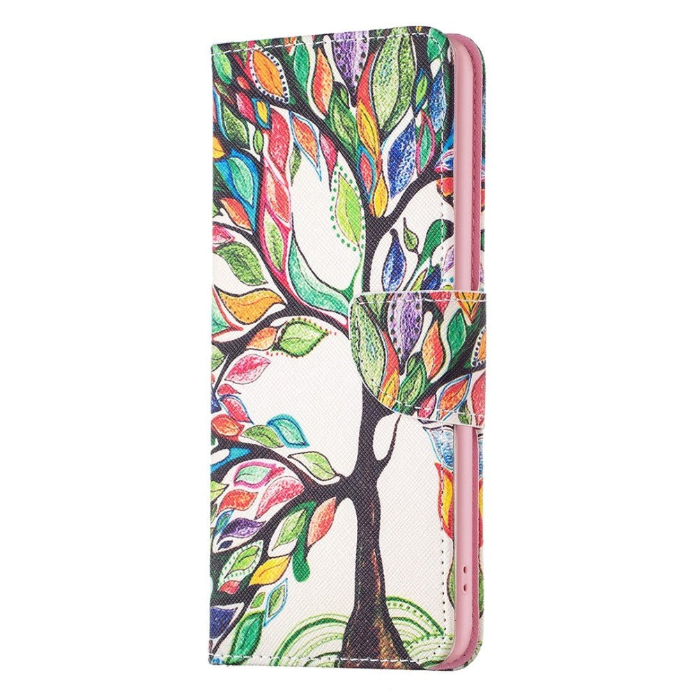 iPhone 14 Pro Leather Wallet Case & Print - Colorful Tree