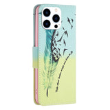 iPhone 14 Pro Leather Wallet Case & Print - Feather