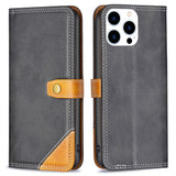 iPhone 14 Pro Soft Leather Wallet Case - Black