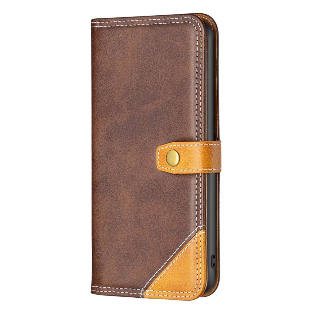 iPhone 14 Pro Soft Leather Wallet Case - Brown