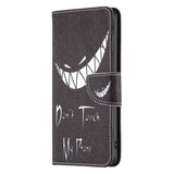 iPhone 14 Pro Max Leather Wallet Case - "Don't Touch My Phone"