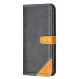 iPhone 14 Pro Max Binfen Soft Leather Wallet Case - Black