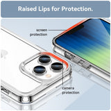 iPhone 14 Pro Hybrid Plastic Case - Transparent