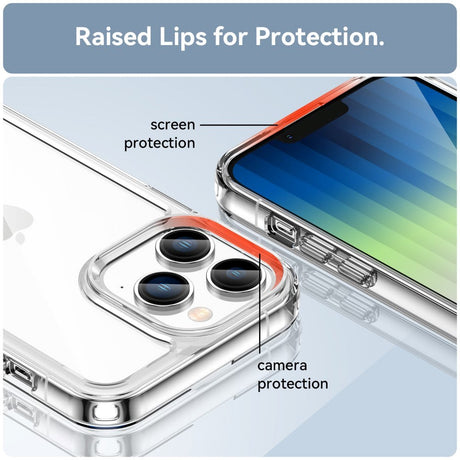 iPhone 14 Pro Hybrid Plastic Case - Transparent