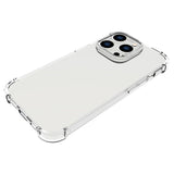 iPhone 14 Pro Shockproof Flexible Plastic Case - Transparent