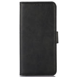 iPhone 14 Plus Leather Wallet Case - Black