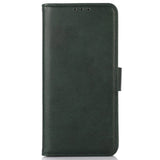 iPhone 14 Plus Leather Wallet Case - Green