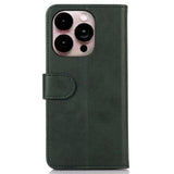 iPhone 14 Pro Max Leather Wallet Case - Green