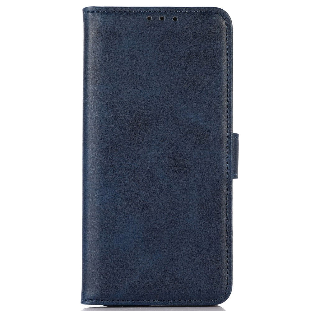 iPhone 14 Leather Wallet Case - Blue