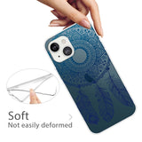 iPhone 14 Plus Flexible Plastic Back Case w. Print - Dream Catcher