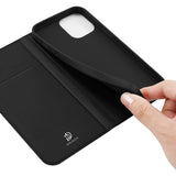 iPhone 14 Dux Ducis Skin Pro Series Thin Wallet Case - Black