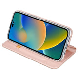 iPhone 14 Pro Dux Ducis Skin Pro Series Thin Wallet Case - Rose Gold