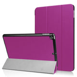 iPad (2018) / iPad (2017) Tri-Fold Leather Case Purple