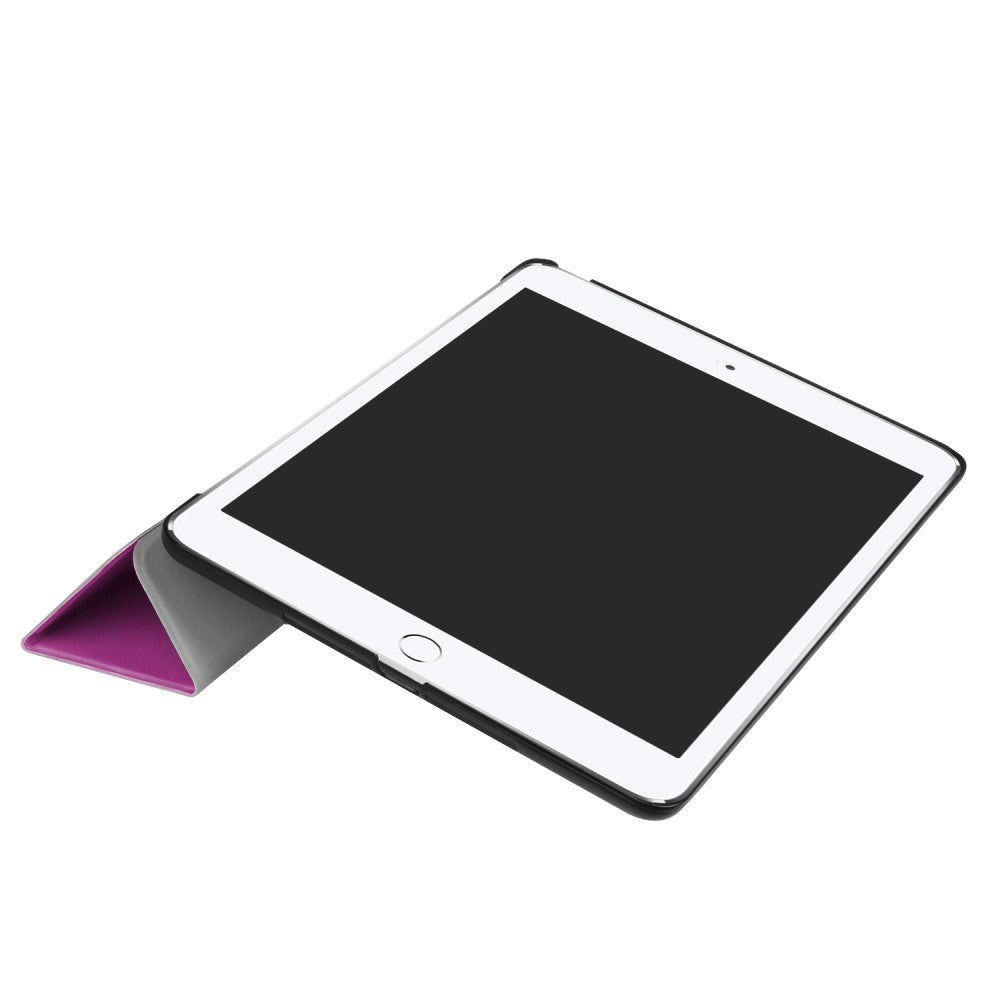 iPad (2018) / iPad (2017) Tri-Fold Leather Case Purple