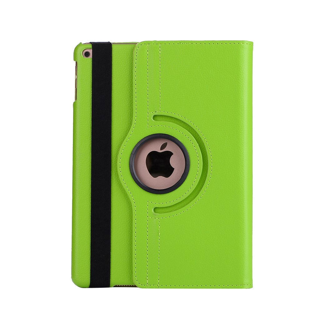 iPad (2018) / iPad (2017) Leather Case w. 360 Degree Stand Green