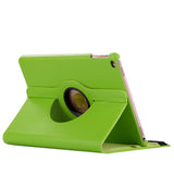 iPad (2018) / iPad (2017) Leather Case w. 360 Degree Stand Green