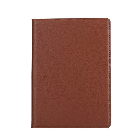 iPad (2018) / iPad (2017) Leather Case w. 360 Degree Stand Brown