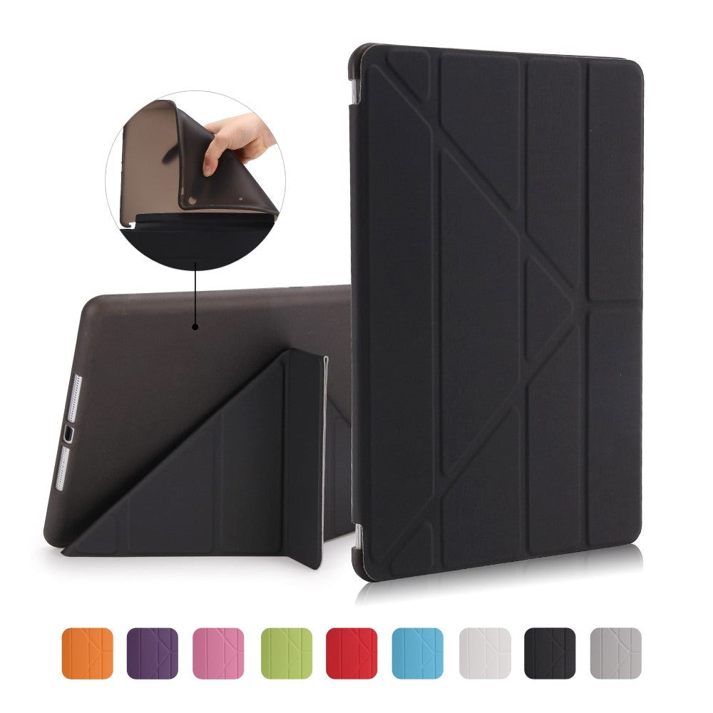 iPad (2018) / iPad (2017) Case - Flexible Origami Case - Black