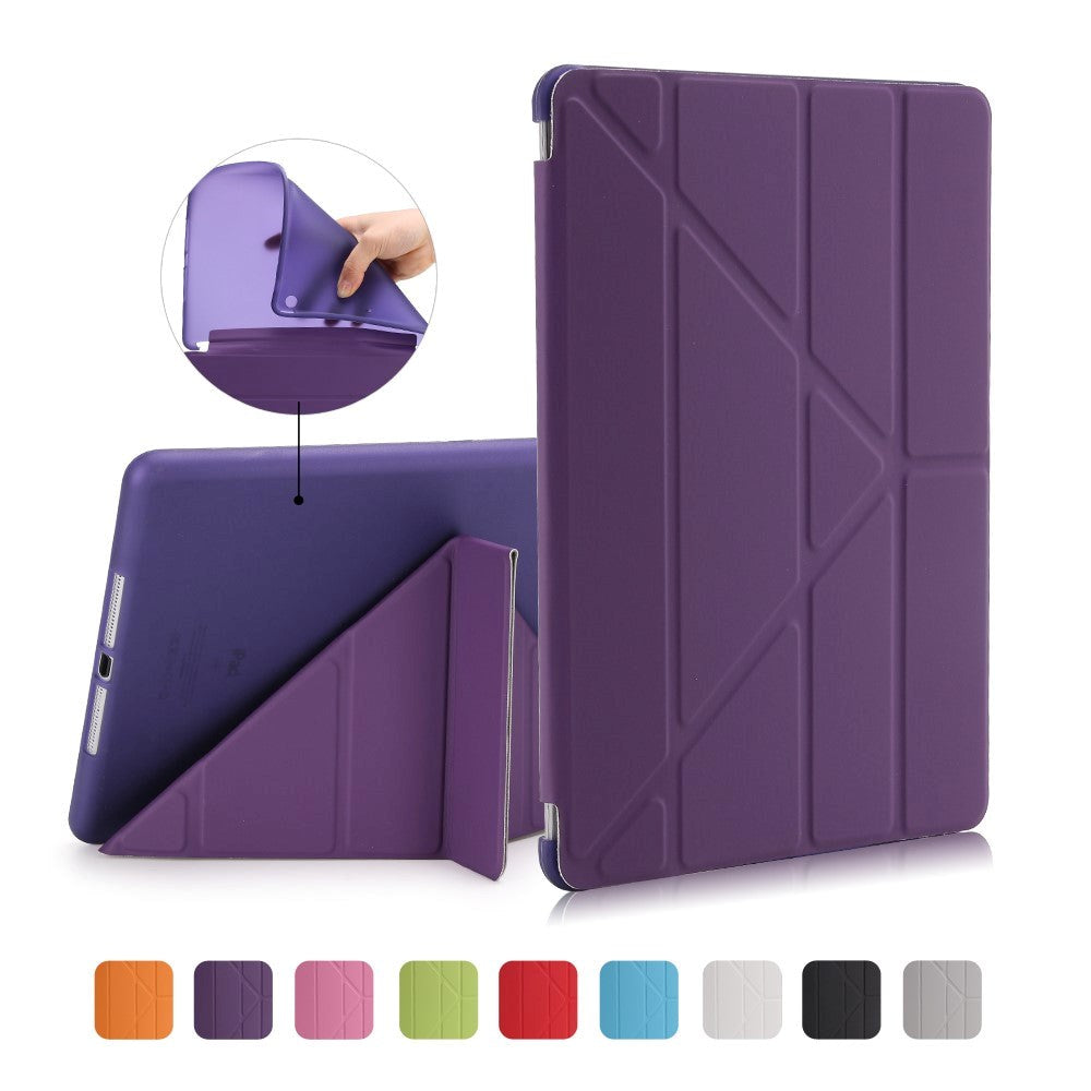 iPad (2018) / iPad (2017) Case - Flexible Origami Case - Purple